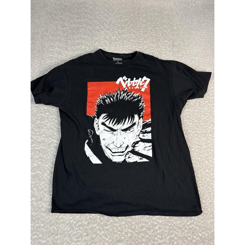 Berserk Shirt Mens Large Black Guts Manga Graphic Crunchyroll Anime Tee T-Shirt